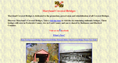 Desktop Screenshot of mdcoveredbridges.com
